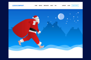 Download Christmas Concept of Header Web Design for Landing Page - Christmas Collection