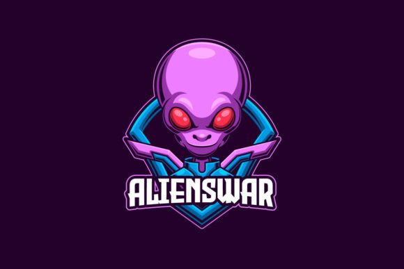 Download Alien War Mascot Game E-sport Logo - Alien Collection