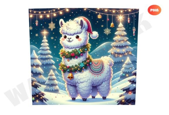 Download Christmas Llama Png, 20oz Skinny Tumbler - Christmas Collection