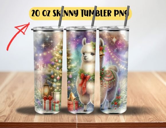 Download Christmas Llama Png, Sublimation Design - Christmas Collection