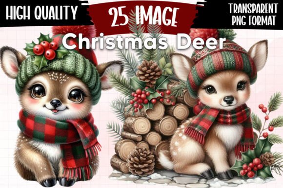 Download Christmas Deer Clipart Winter Reindeer - Christmas Collection