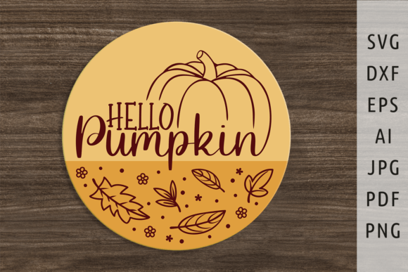 Download Hello Pumpkin Svg Fall Door Sign Svg Png - Pumpkin svg Collection